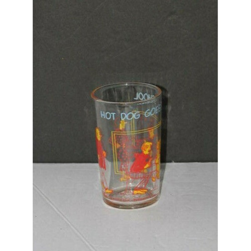 Vintage ARCHIE Hot Dog Goes to School Collectible Juice Jelly Glass 1971